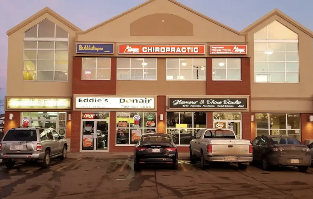 Outside view of Apex Chiropractors Office in Edmonton