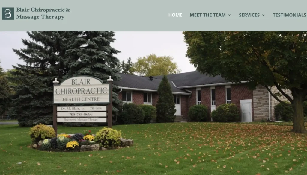 Blair Chiropractic and Massage Therapy clinic
