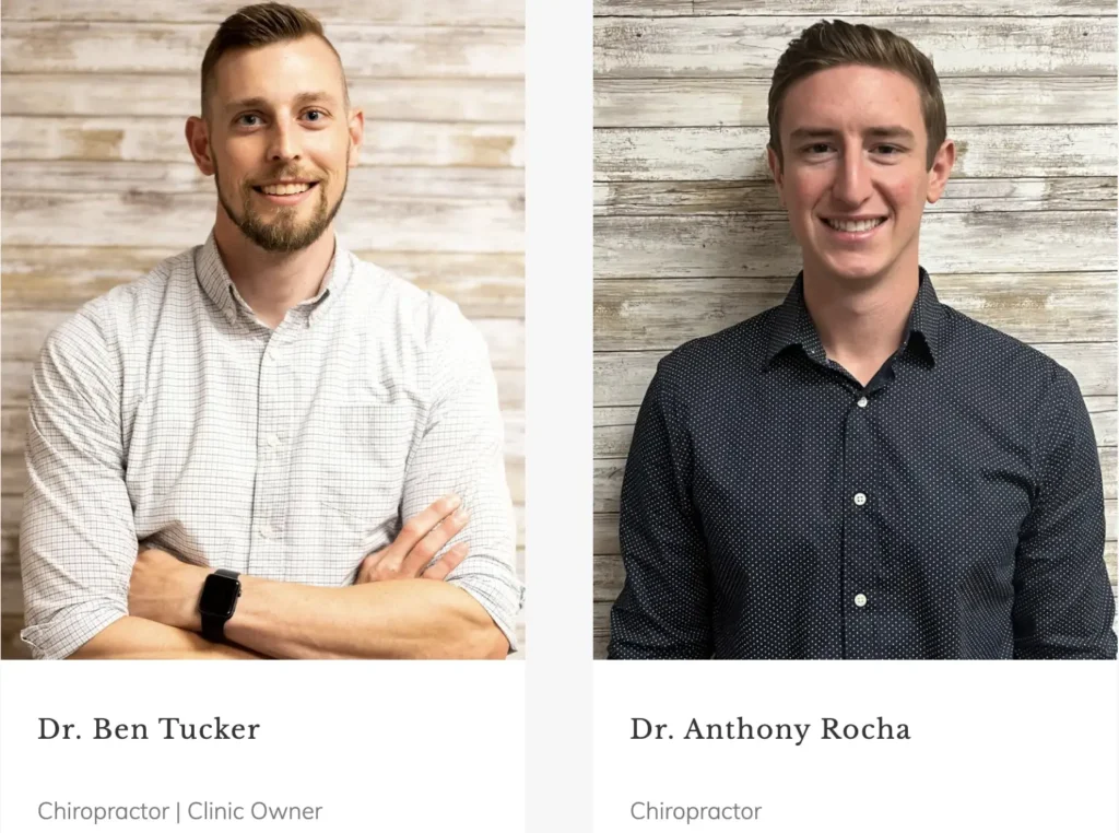 London Ontario chiropractic experts -Dr. Ben Tucker and Dr. Anthony Rocha