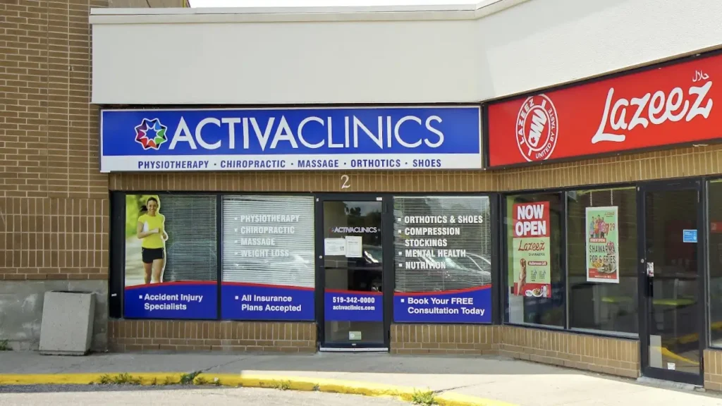 Street view of Activa Clinics- Kitchener