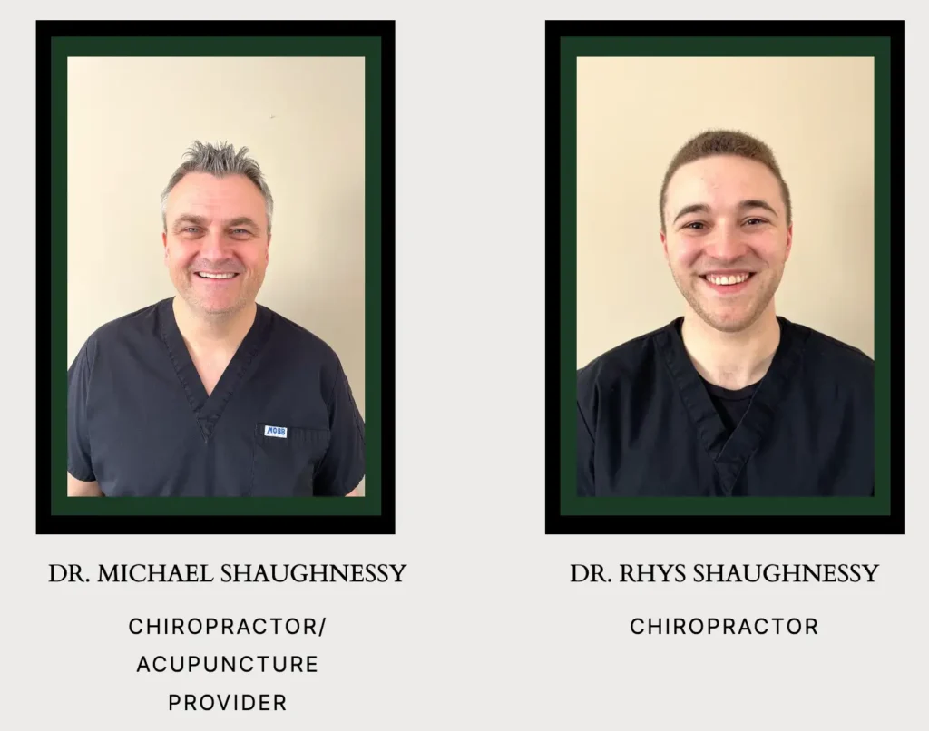 Dr. Michael Shaughnessy and Dr. Rhys Shaugnessy from Orillia Chiropractic